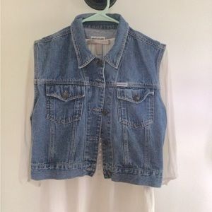 Vintage denim vest by jordache